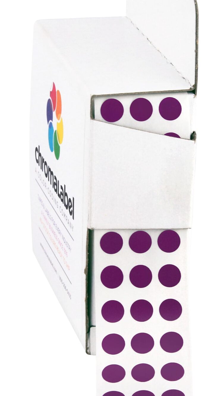8203 1/4 Inch Circle Sticker Labels, Easy to Write on Sticker Dots
